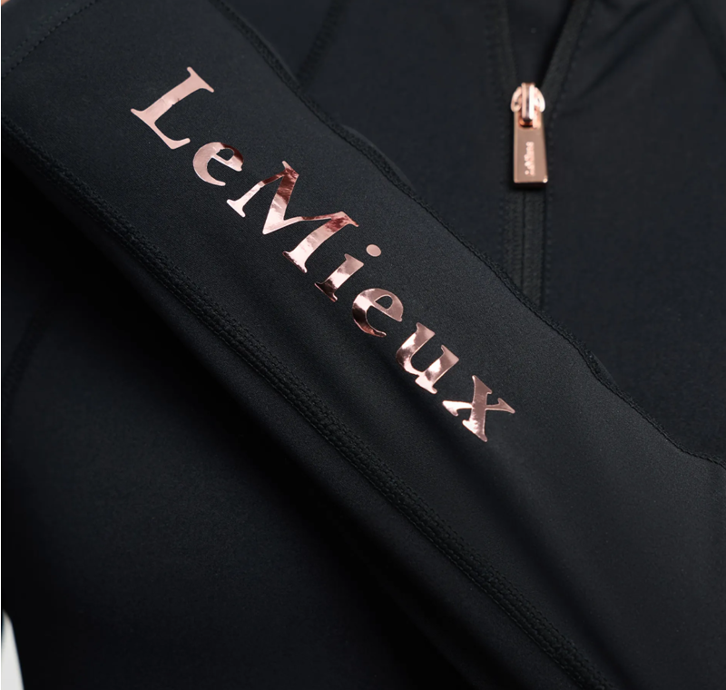 LeMieux Young Rider Sparkle Base Layer - Black-3