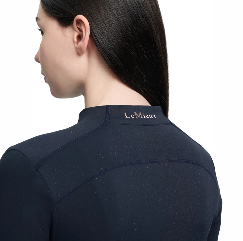 LeMieux Young Rider Sparkle Base Layer - Navy-3
