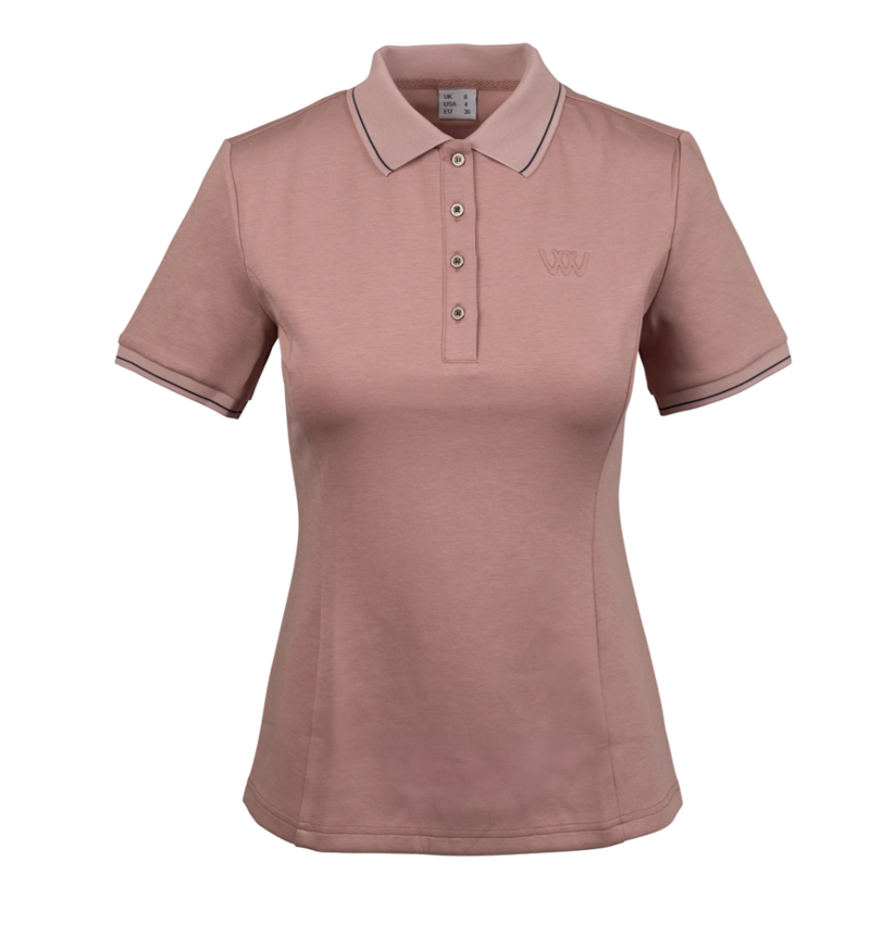 Woof Wear Tech Polo Shirt - Rose