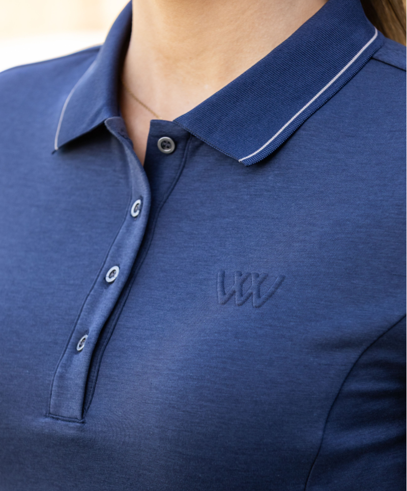 Woof Wear Tech Polo Shirt - Navy-2