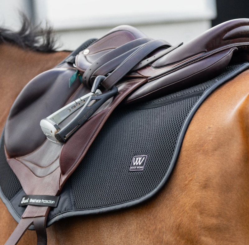 Woof Wear iVent Close Contact Saddle Pad - Black-2