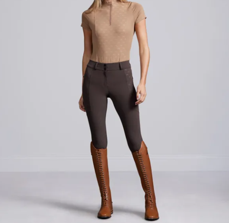 Premier Equine Valerius Women's Full Seat Riding Breeches - Brown