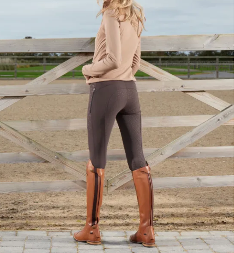Premier Equine Valerius Women's Full Seat Riding Breeches - Brown-1