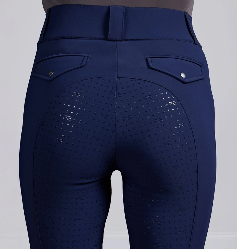 Premier Equine Torino II Women's Full Seat Riding Breeches - Navy-2