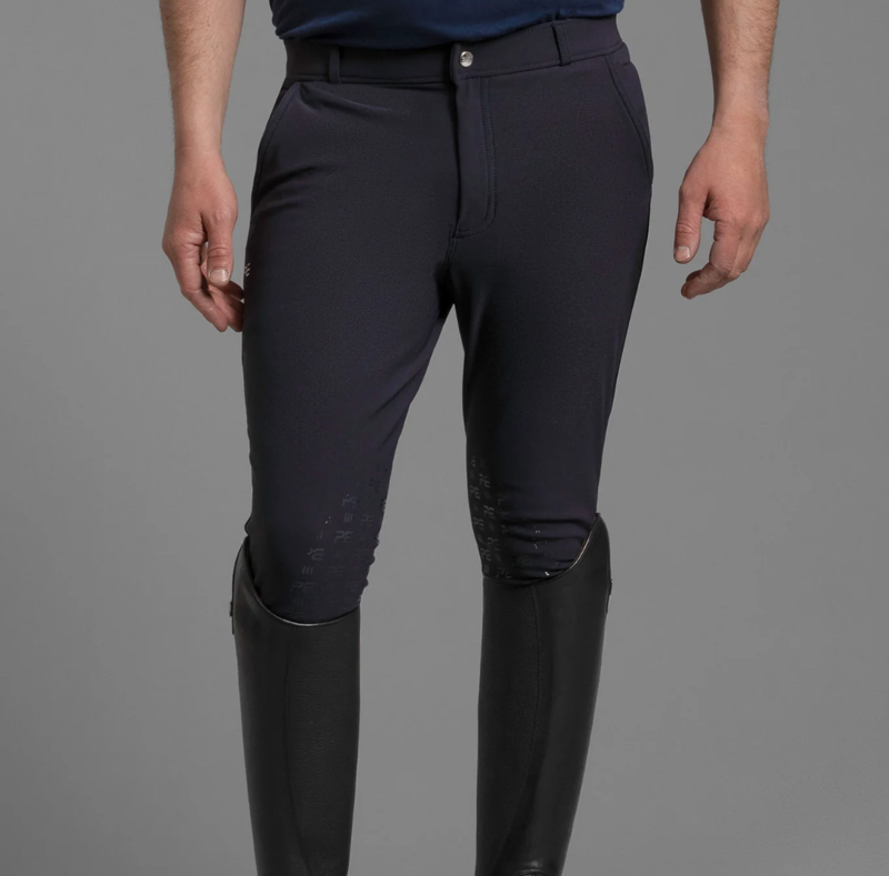 Premier Equine Santino Men's Gel Knee Riding Breeches - Navy-1
