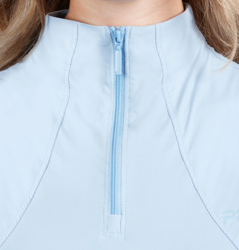 Premier Equine Meraki Women's Short Sleeve Top - Dusty Blue -2