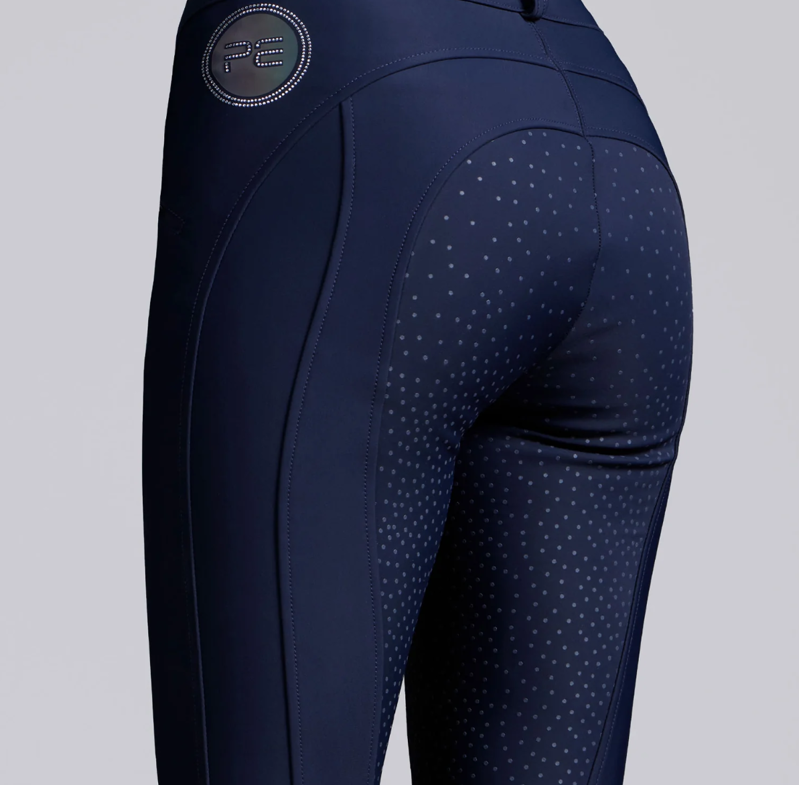 Premier Equine Meraki Women's Gel Full Seat Riding Breeches - Navy-2