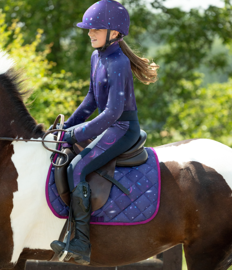 Hy Equestrian Children's Bolono Riding Boots - Black/Blue-2