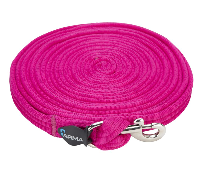 Shires ARMA Cushion Web Lunge Line - Magenta