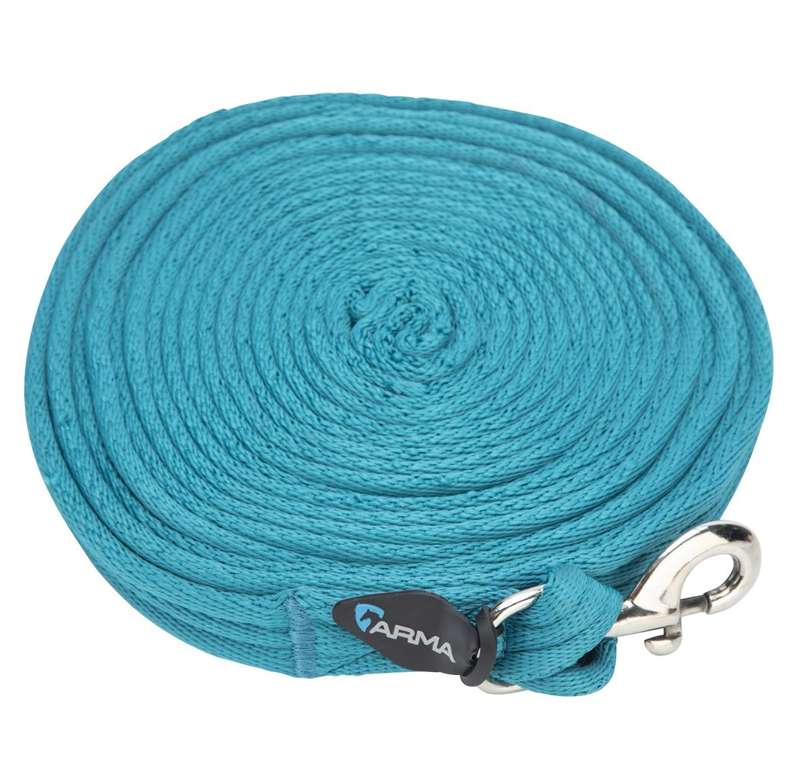 Shires ARMA Cushion Web Lunge Line - Dark Cyan