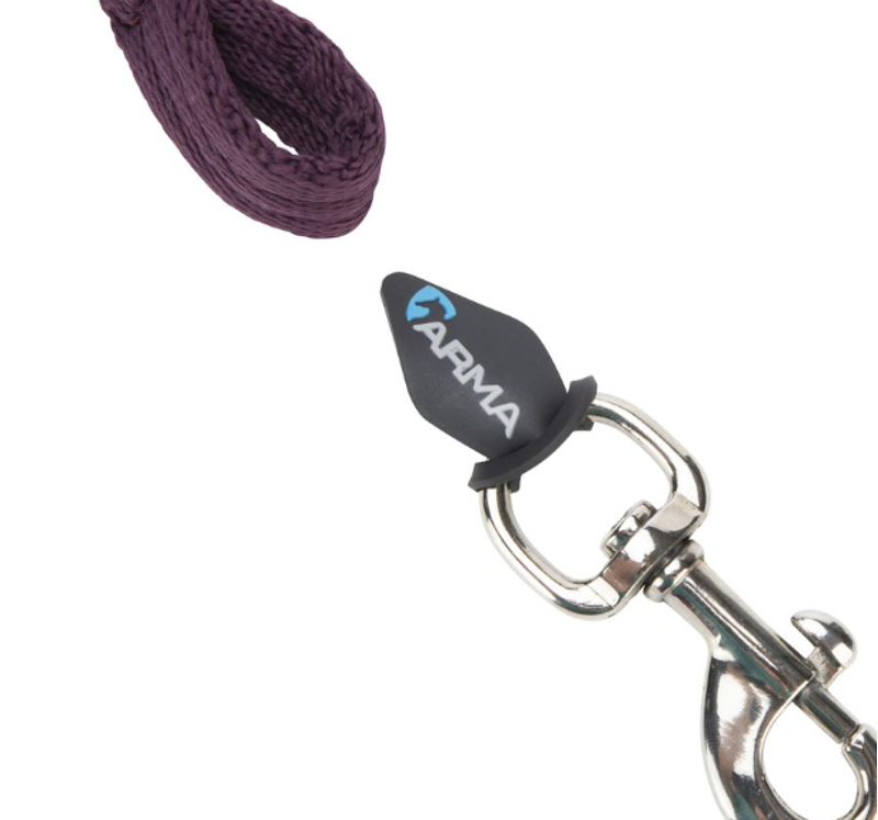 Shires ARMA Cushion Web Lunge Line - Black Cherry-1