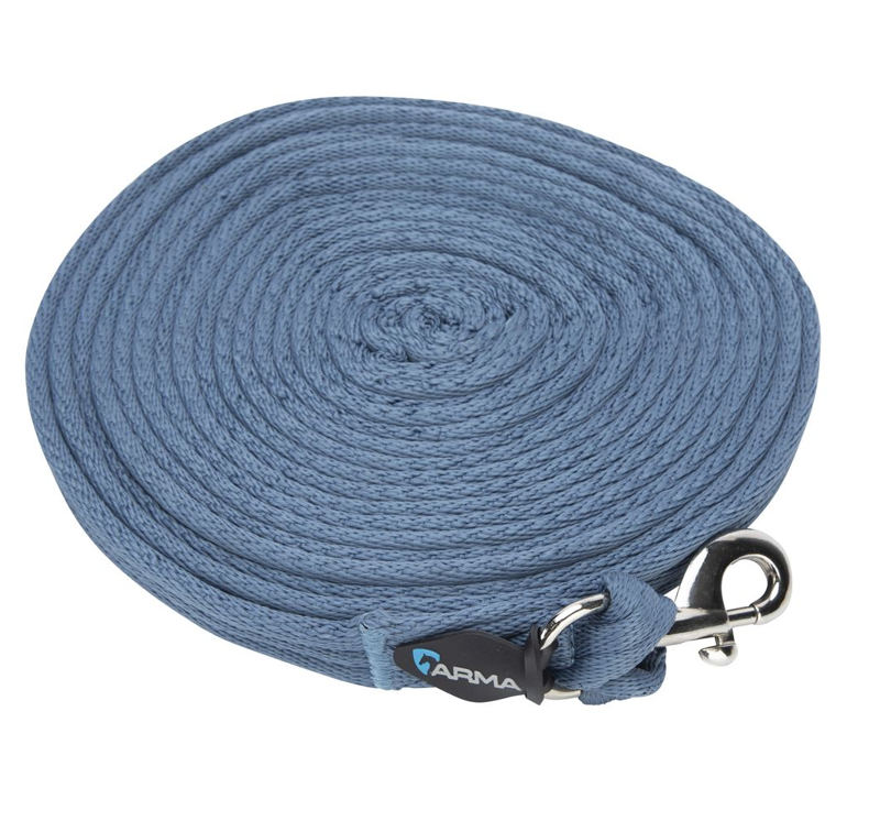 Shires ARMA Cushion Web Lunge Line - Air Force Blue