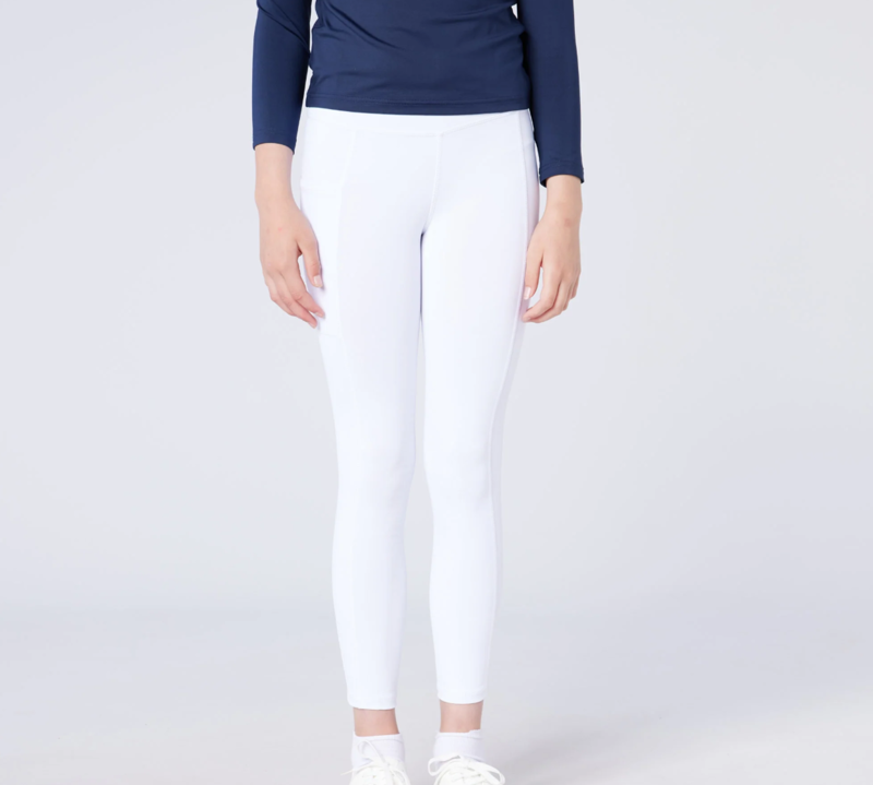 Cameo Junior Core Tights - White-2