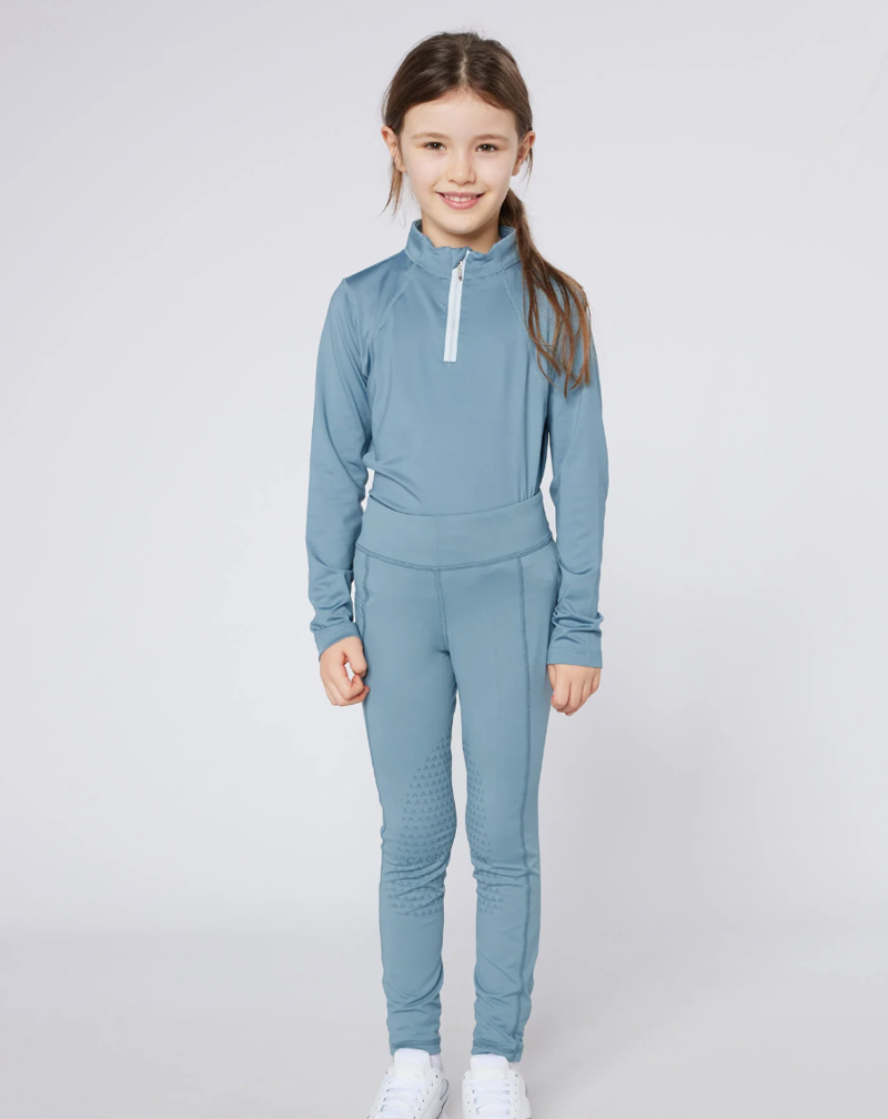 Cameo Junior Core Tights - Cloud Blue-1