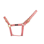 Cameo Suede Padded Headcollar - Dusky Pink