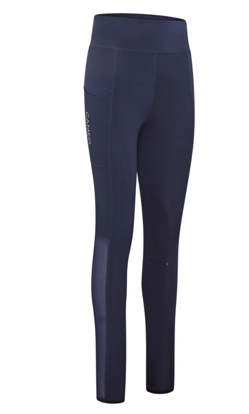 Cameo Ladies Summer Riding Tights - Navy