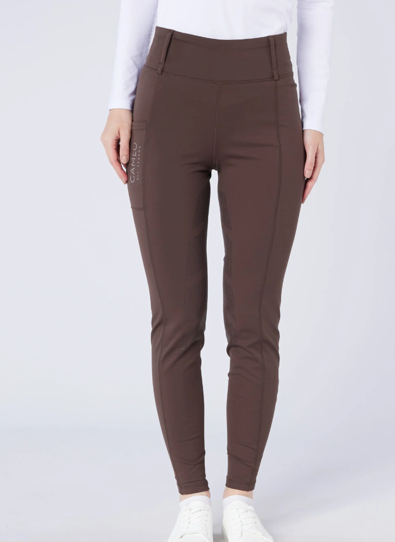 Cameo Ladies All Season Tights - Chocolate Brown