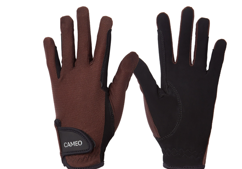 Cameo Performance Riding Glove - Brown
