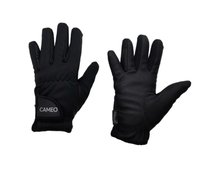 Cameo Thermo Riding Glove - Black 
