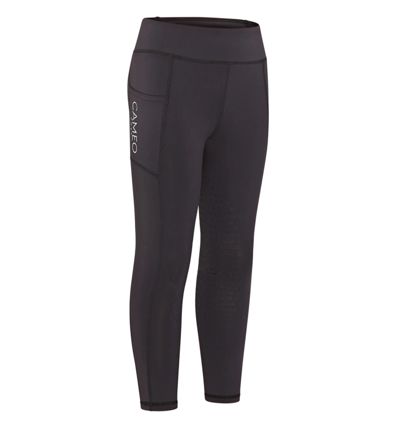 Cameo Core Riding Tights - Liquorice