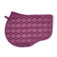 Cameo Suede Saddlecloth - GP Jump - Deep Purple