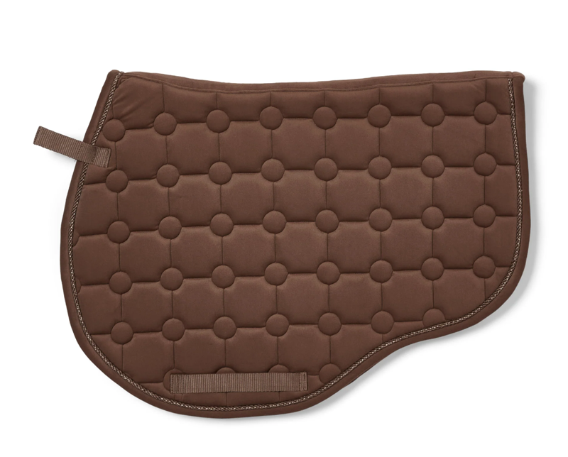 Cameo Suede Saddlecloth - GP/Jump - Mocha