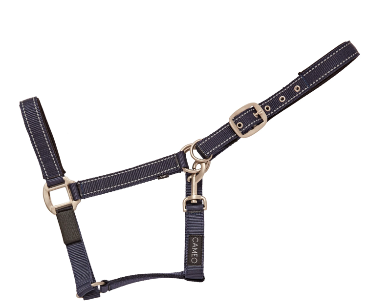 Cameo Fieldsafe Headcollar - Reflective - Navy