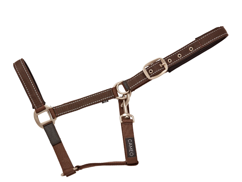 Cameo Fieldsafe Headcollar - Reflective - Brown