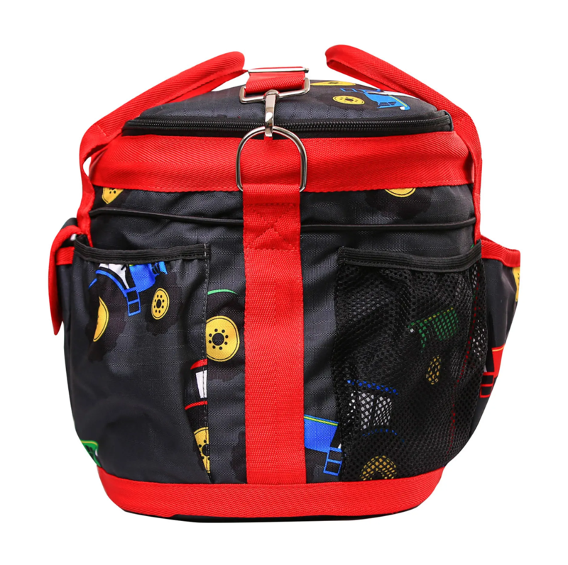 Hy Equestrian Tractor Collection Grooming Bag - Grey/Red -1