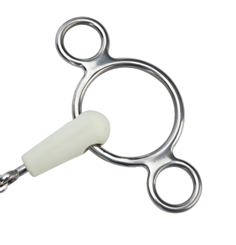 EquiKind Softie 2 Ring Gag Peanut Link-2
