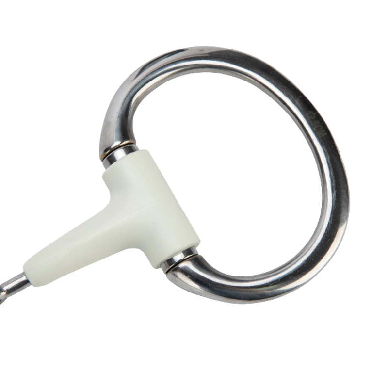 EquiKind Softie Flat Ring Eggbutt Peanut Link -2