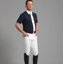 Premier Equine Emilio Men's Gel Knee Competition Breeches - White