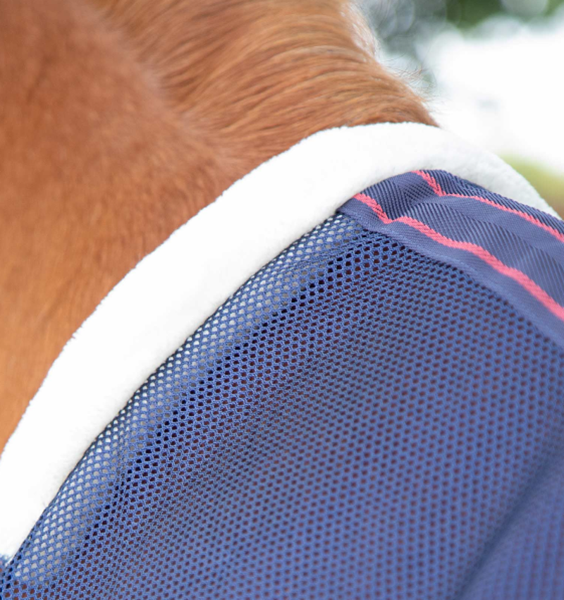 Premier Equine Ventoso Mesh Cooler Rug - Navy-1