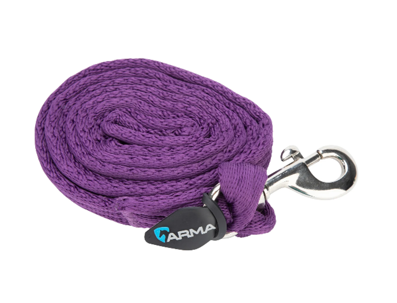Shires ARMA Cushion Web Lead Rein - Plum