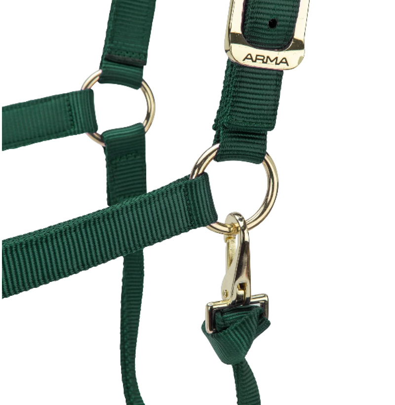 Shires ARMA Premium Adjustable Headcollar - Hunter-1