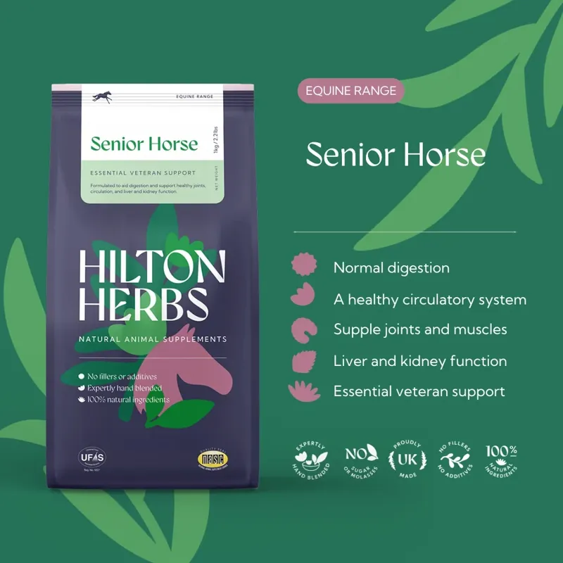 Hilton Herbs Senior Horse Supplement - 1 kg -1