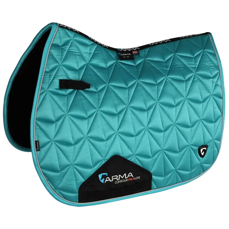 Shires ARMA Luxe Gloss Saddlecloth - Turquoise