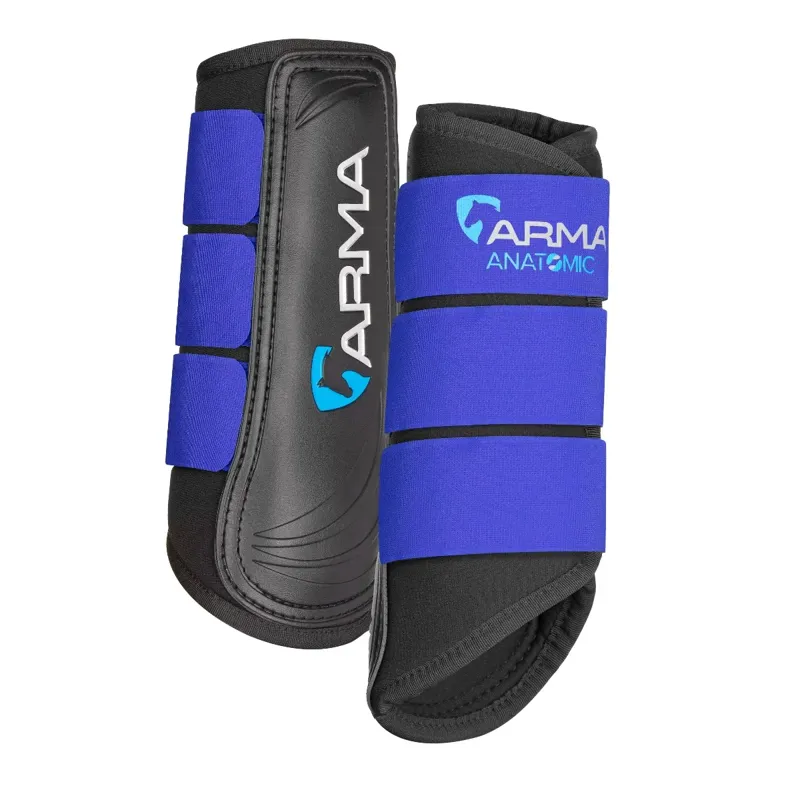 Shires ARMA Neoprene Brushing Boots - Royal Blue