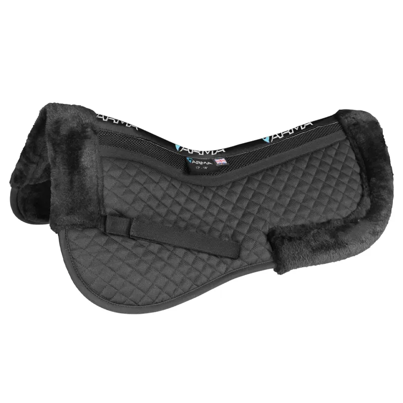 Shires ARMA Fully Lined Half Pad - Black