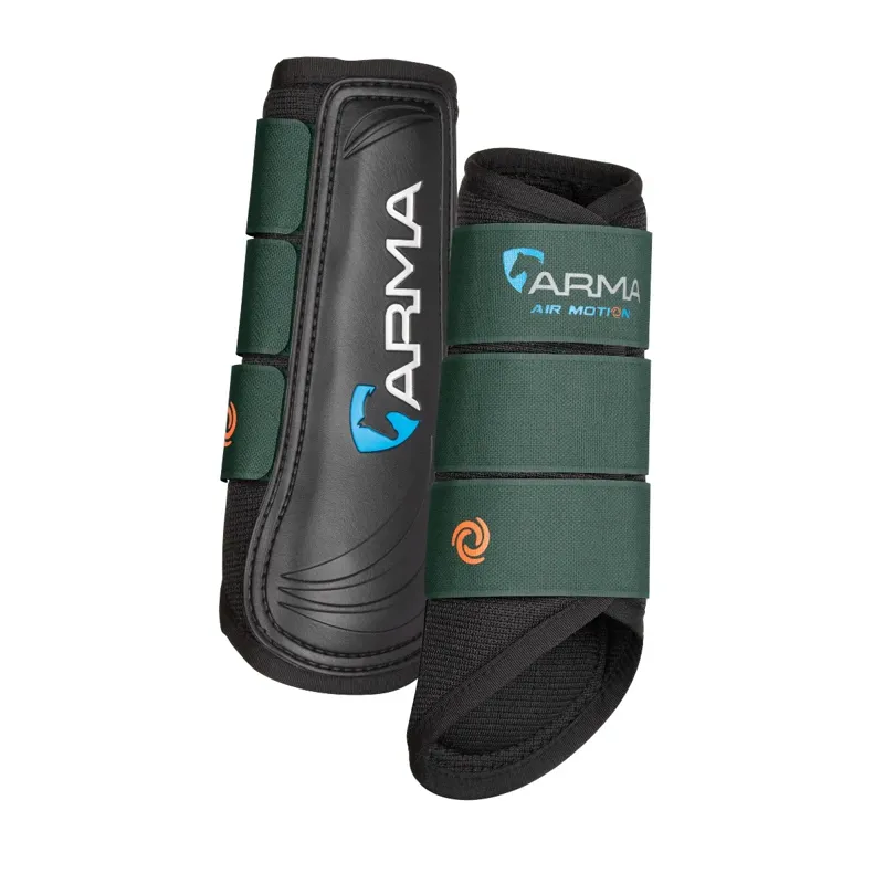 Shires ARMA Air Motion Brushing Boots - Green