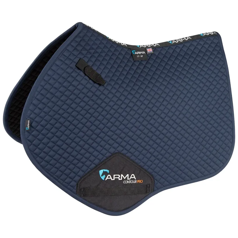 Shires ARMA Jump Saddlecloth - Navy
