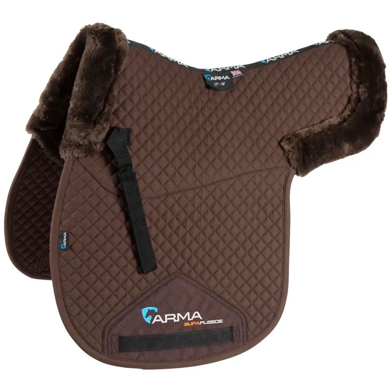 Shires ARMA SupaFleece Numnah - Brown