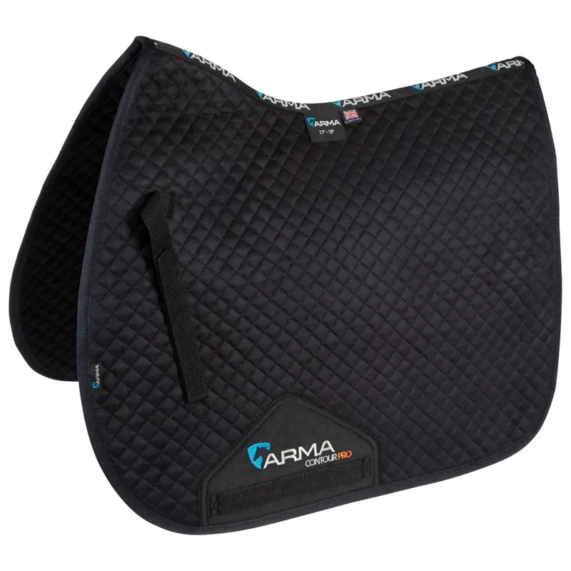 Shires ARMA Suede Saddlecloth - Black