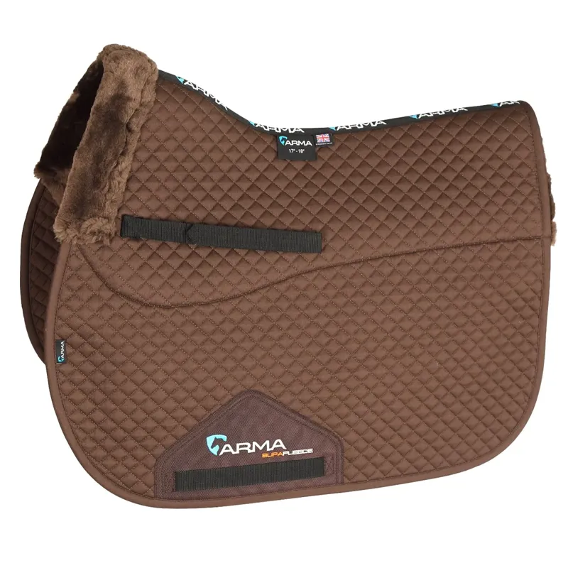 Shires ARMA SupaFleece Saddlecloth - Brown