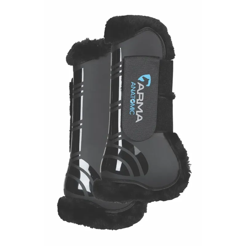 Shires ARMA SupaFleece Tendon Boots - Black