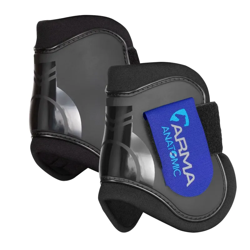 Shires ARMA Fetlock Boots - Black/Royal Blue