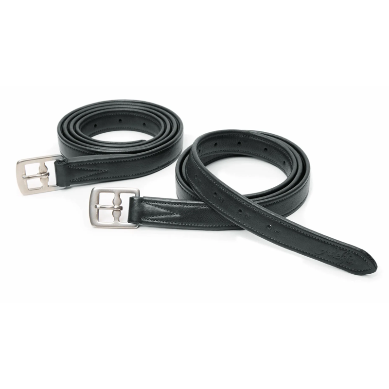 Shires Velociti GARA Wrapped Stirrup Leathers - Black-1