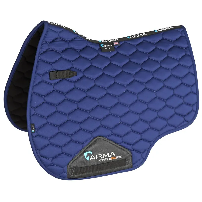 Shires ARMA Luxe Cotton Saddlecloth - Navy