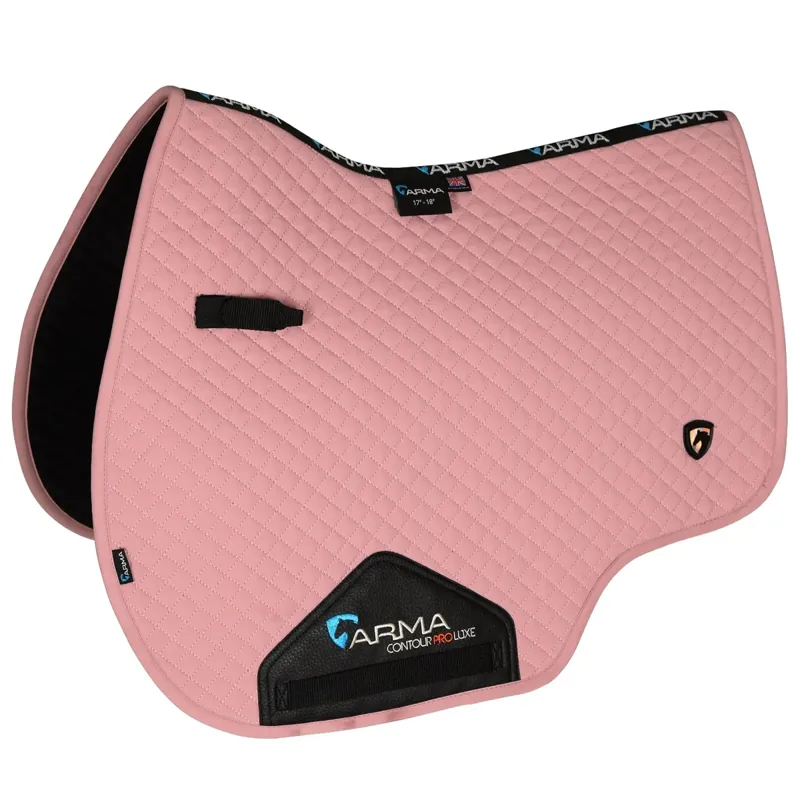 Shires ARMA Luxe Saddlecloth - Dusky Pink