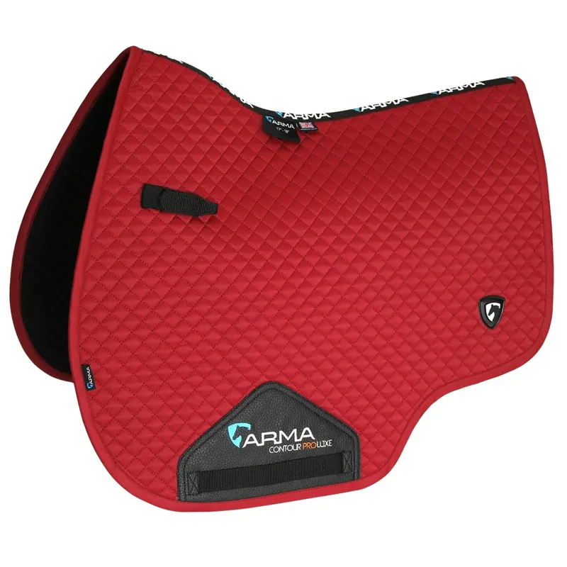 Shires ARMA Luxe Saddlecloth - Wine